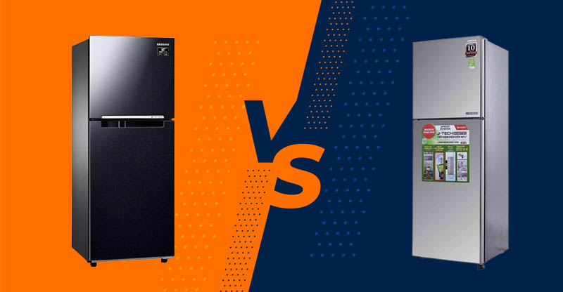 So sánh tủ lạnh Sharp và Samsung