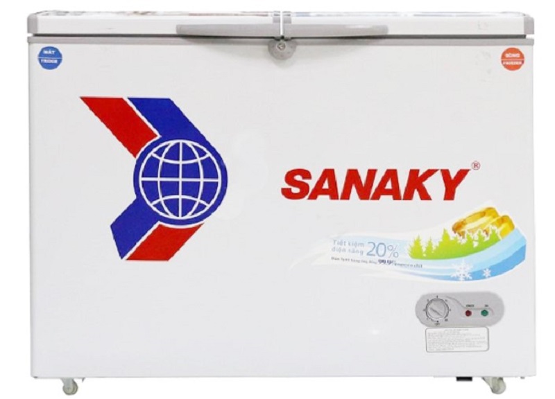 Kích thước tủ đông Sanaky Inverter 280 Lít VH-4099W3