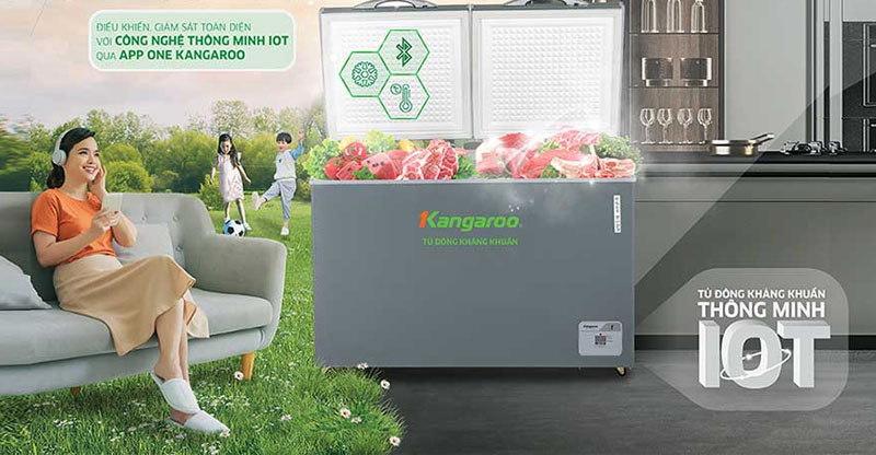 Tủ đông là một trong những sản phẩm nổi bật của thương hiệu Kangaroo
