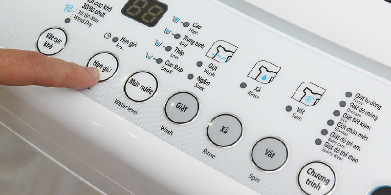Bảng điều khiển máy giặt Sharp