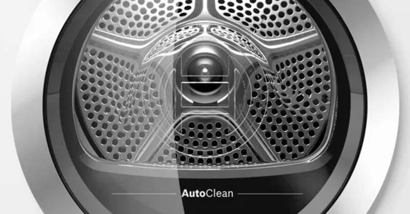 Công nghệ AutoClean tự động loại bỏ xơ vải