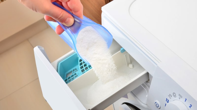 Kiểm soát lượng bột giặt để máy vận hành hiệu quả