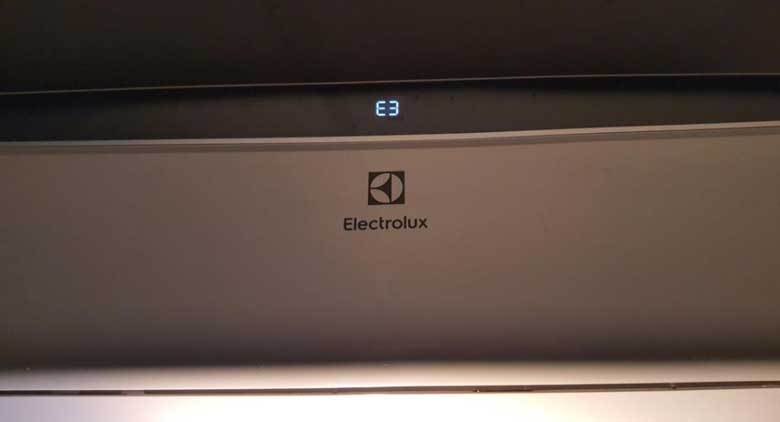 máy lạnh electrolux báo lỗi e3 1