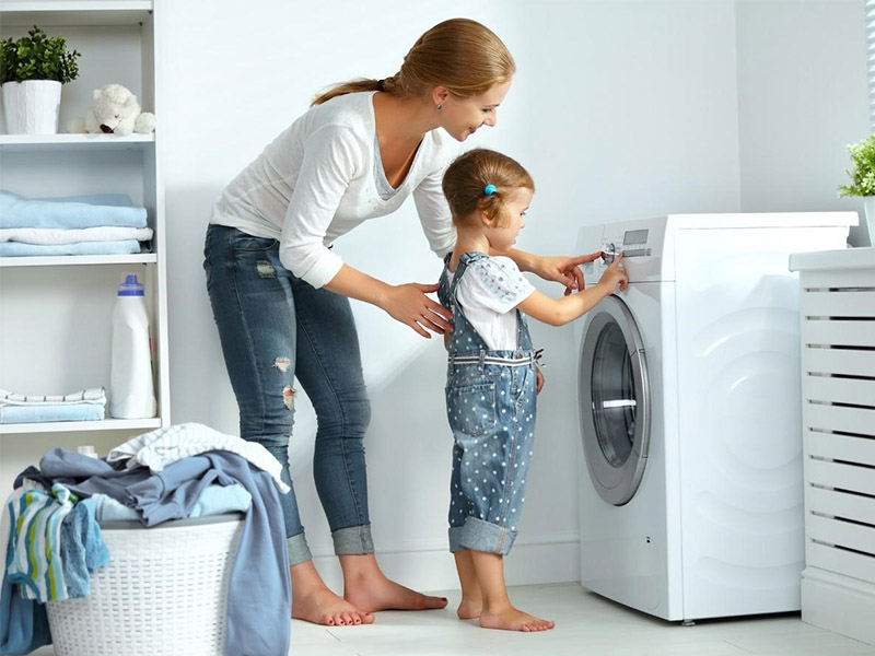 Bật âm thanh giúp dễ dàng kiểm soát máy giặt hơn