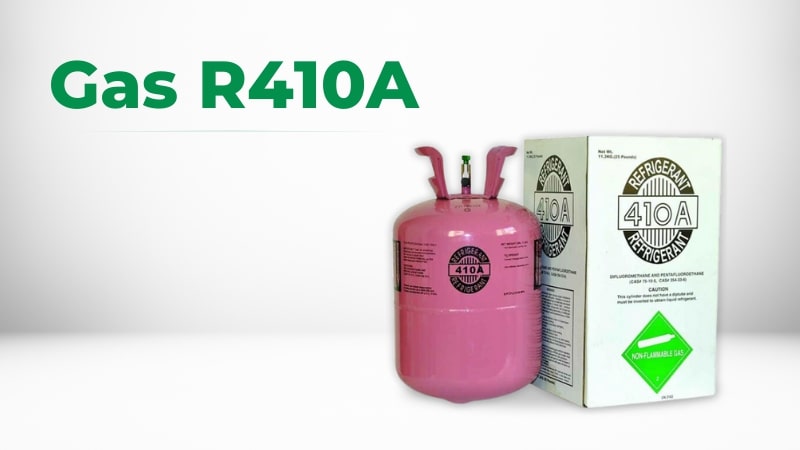Gas R410A được sử dụng cho máy lạnh