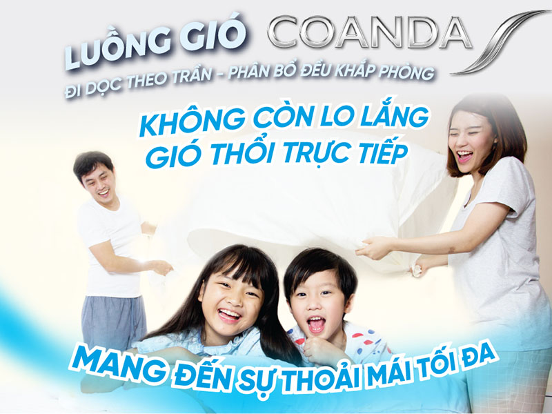 Luồng gió Coanda mang đến cảm giác dễ chịu khi sử dụng