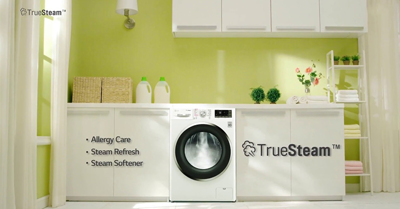 Tìm hiểu về công nghệ giặt hơi nước TrueSteam trên máy giặt LG