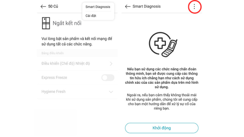 Tính năng Smart Diagnosis trên ứng dụng LG ThinQ