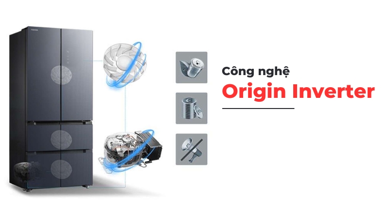 Công nghệ Origin Inverter giúp tối ưu điện năng tiêu thụ hiệu quả