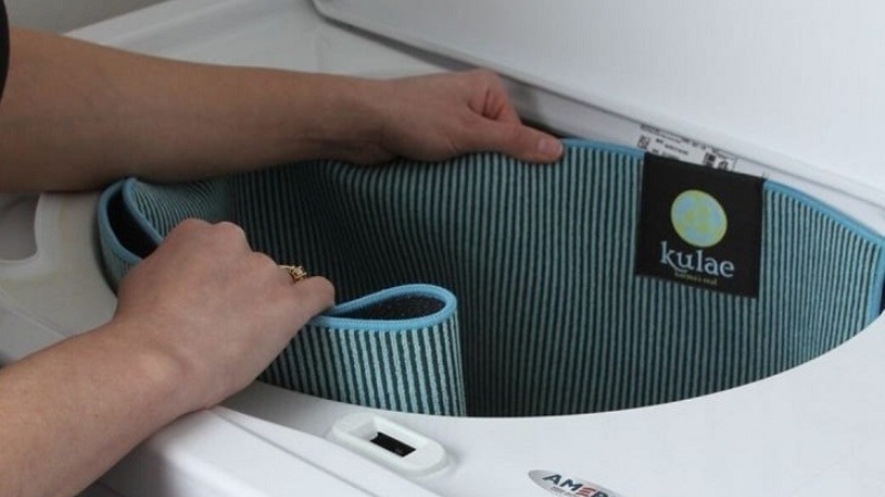 Giặt thảm yoga bằng máy giặt