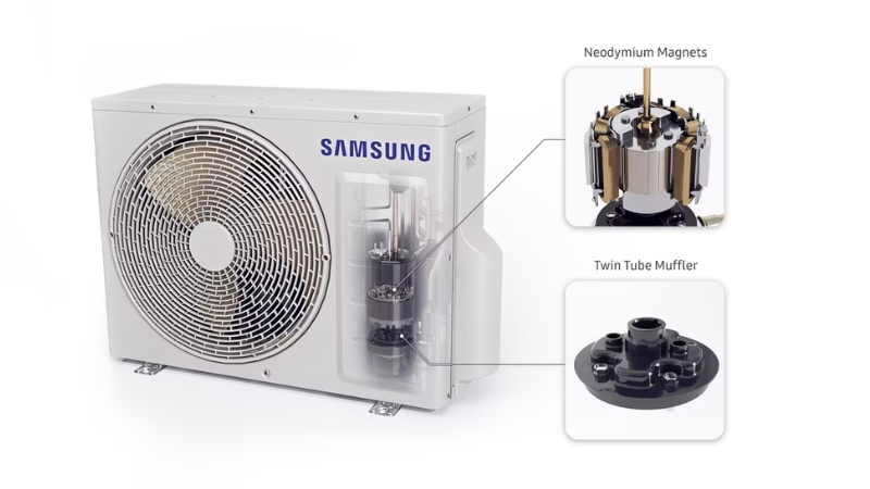 Trang bị mới giúp máy lạnh Samsung tiết kiệm điện hiệu quả