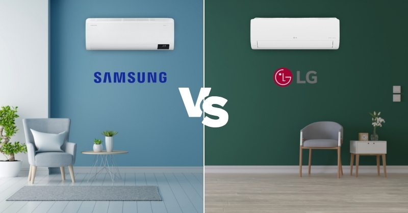 So sánh máy lạnh Samsung và LG