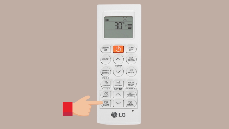 Nút Timer cho chức năng hẹn giờ