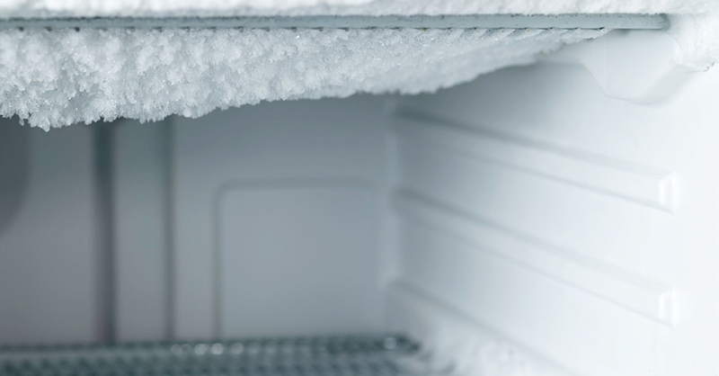 Tủ lạnh bị bám tuyết