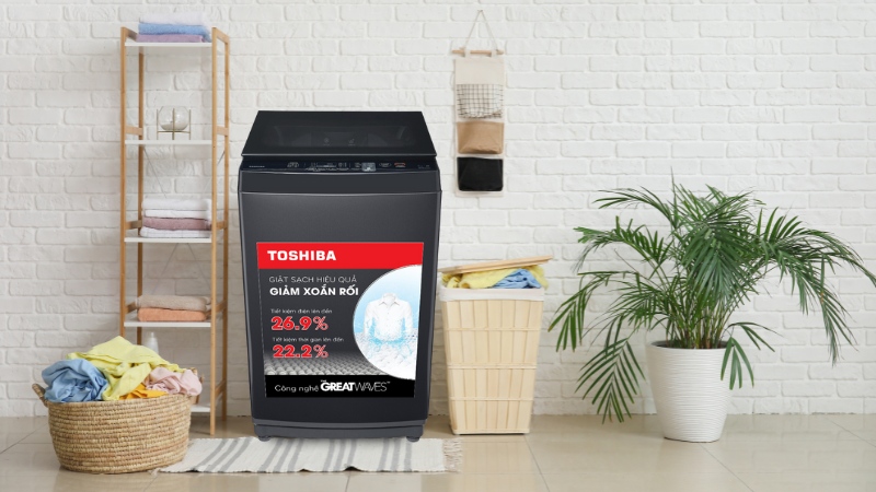 Máy Giặt Toshiba Inverter 9 Kg AW-DK1000FV (KK)