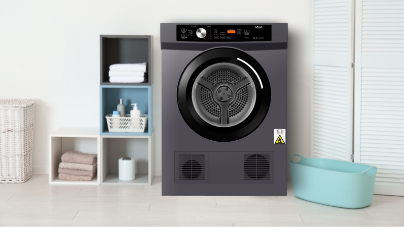 Máy Sấy Thông Hơi Aqua 8 Kg AQH-V800H.SS