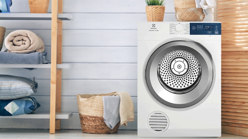 Máy Sấy Thông Hơi Electrolux 8.5 Kg EDV854J3WB