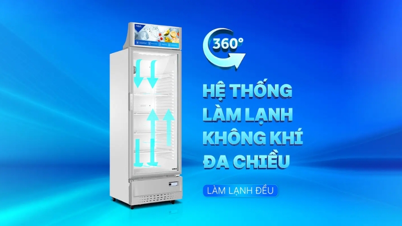 Hệ thống làm mát đa chiều bảo quản thực phẩm tối ưu