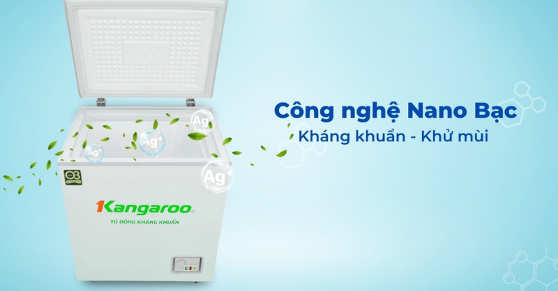 Công nghệ Nano bạc kháng khuẩn, khử mùi mạnh mẽ