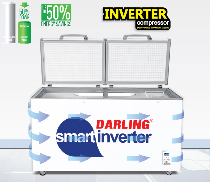 Tủ Đông Darling Inverter 870 Lít DMF-8779ASI