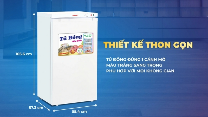 Tủ Đông Sanaky 118 Lít VH-160VD